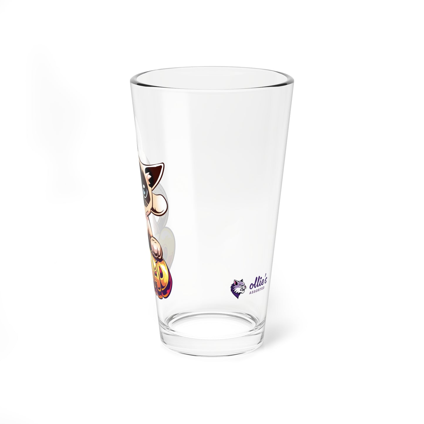 Cat Dad Mixing Glass 16oz | Dishwasher-Safe Cat Lover Barware Gift