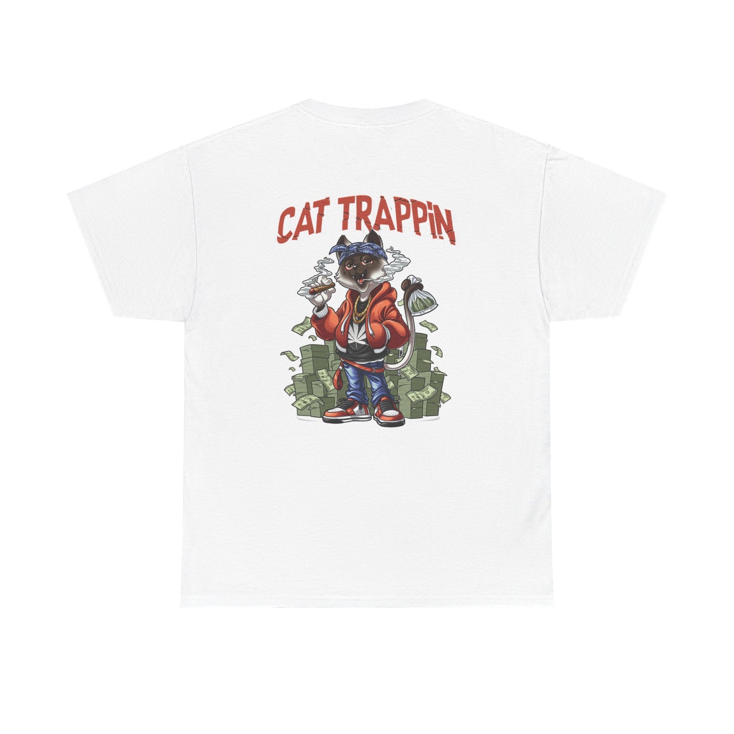 Cat trappin T-Shirt | Design on the Back