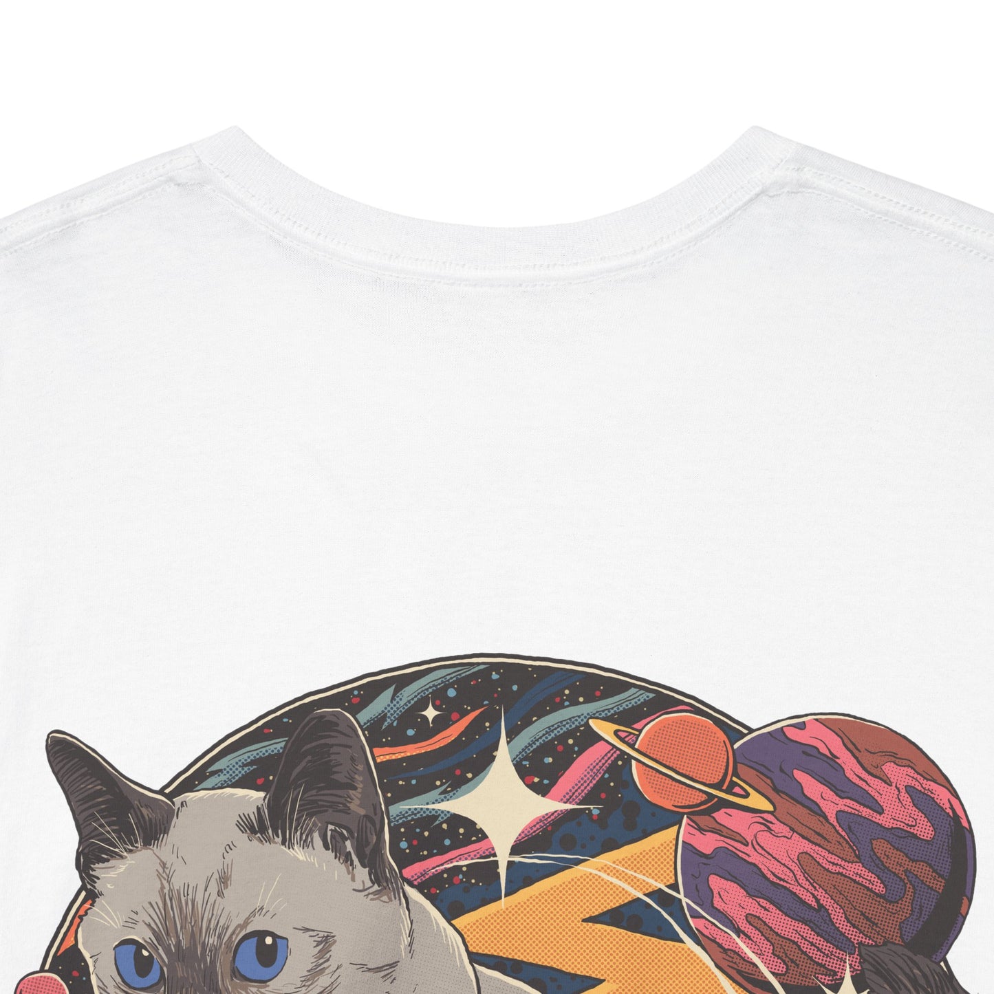 Galactic Cat T-shirt | Design on the Back