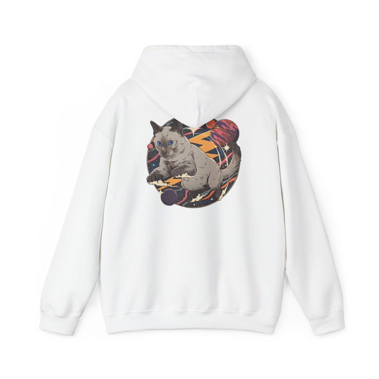 Galactic cat Hoodie | Design on the Back
