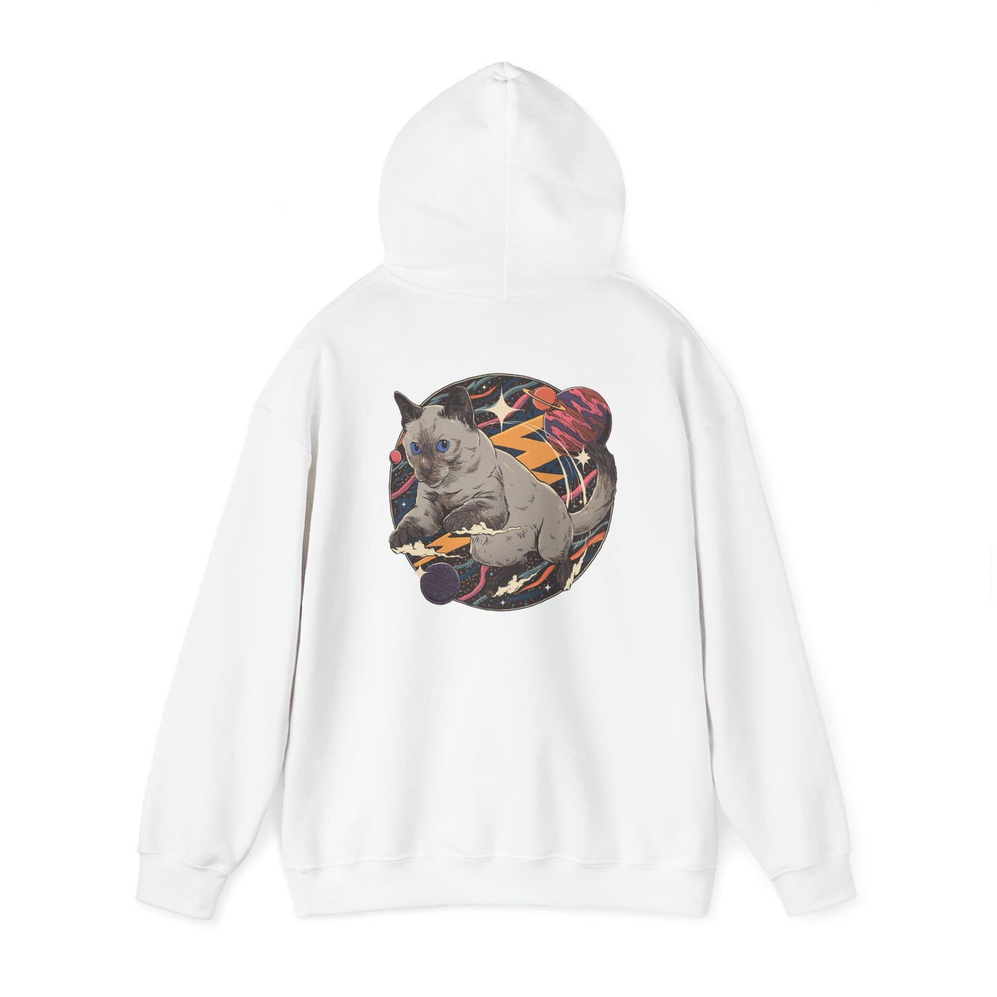 Galactic cat Hoodie | Design on the Back