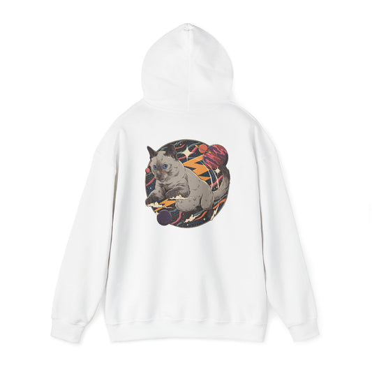 Galactic cat Hoodie | Design on the Back