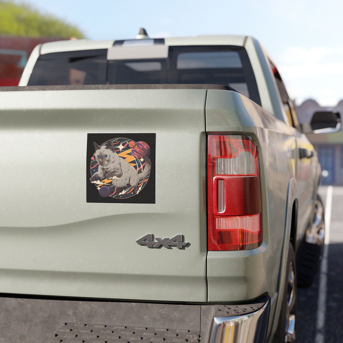 Cosmic Cat Car Magnet