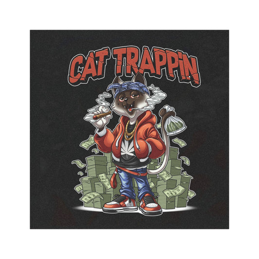Cat Trappin’ Car Magnet | Durable Vinyl Cat Lover Car Accessory