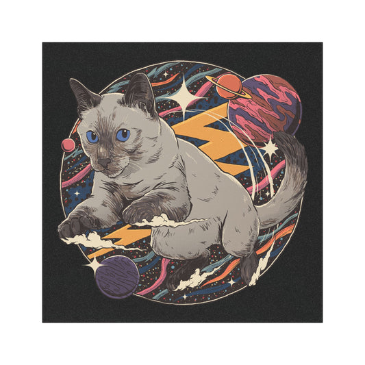 Cosmic Cat Car Magnet