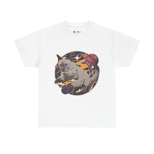 Galactic Cat T-shirt | Design on the Front