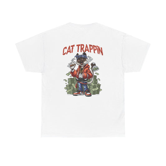 Cat trappin T-Shirt | Design on the Back