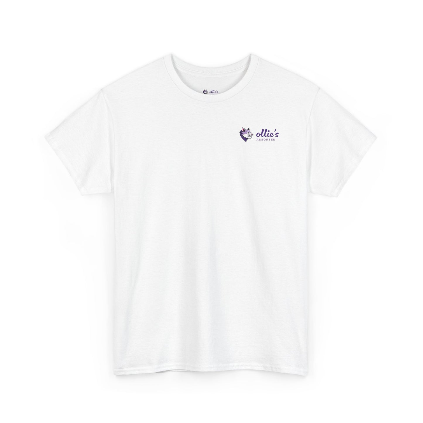 Cyber joker cat T-shirt | Design on the Back
