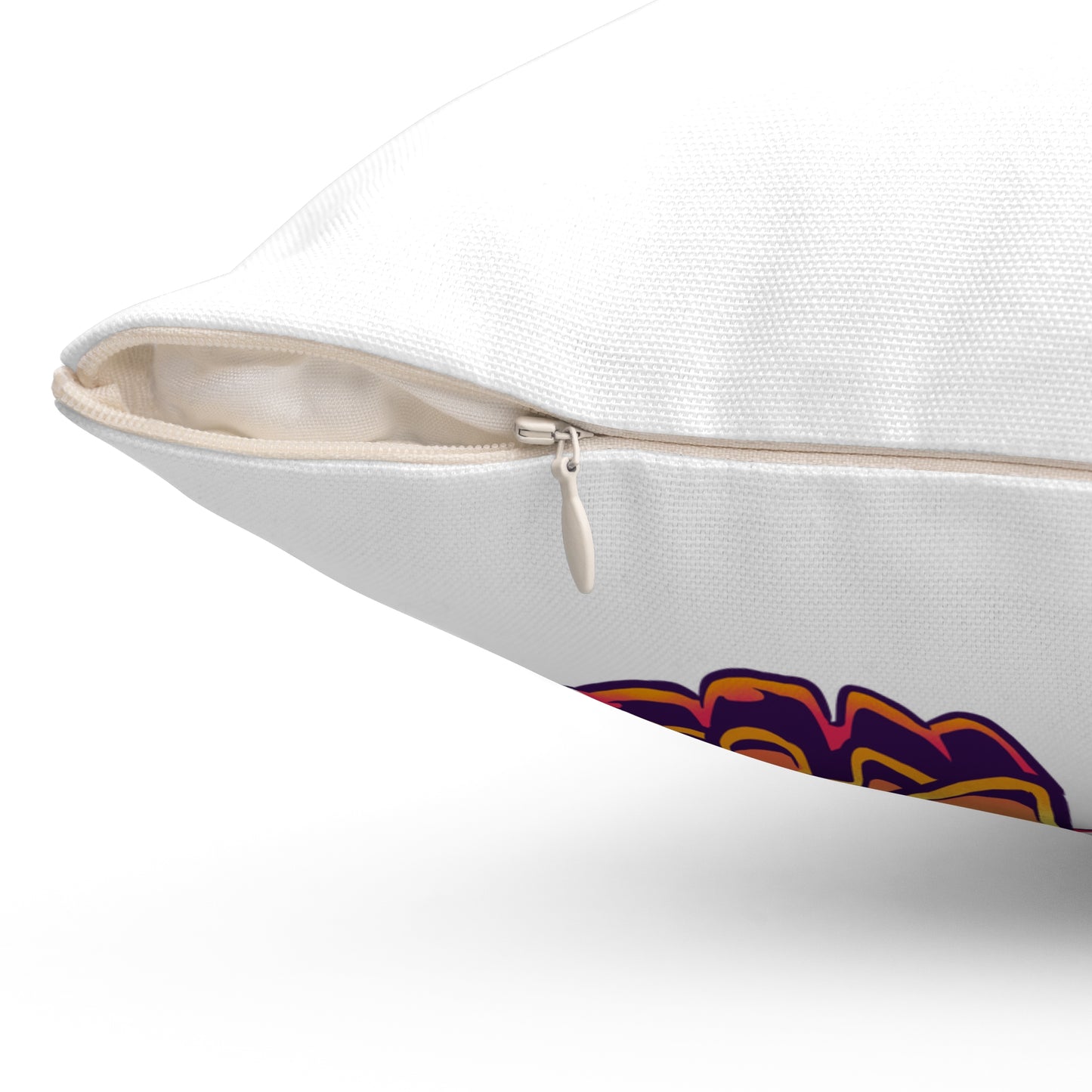 Cat Dad Throw Pillow 14x14 | Funny Direct-to-Garment Printed Gift for Pet Lovers