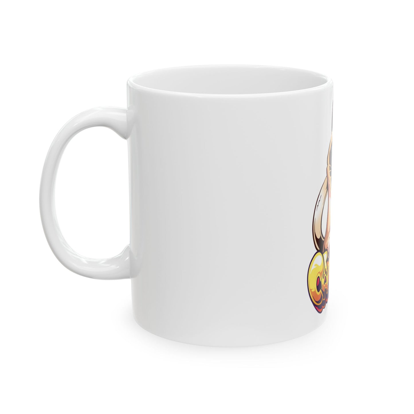 Cat Dad Ceramic Mug 11oz | Glossy Coffee Cup | Dishwasher-Safe Cat Lover Gift
