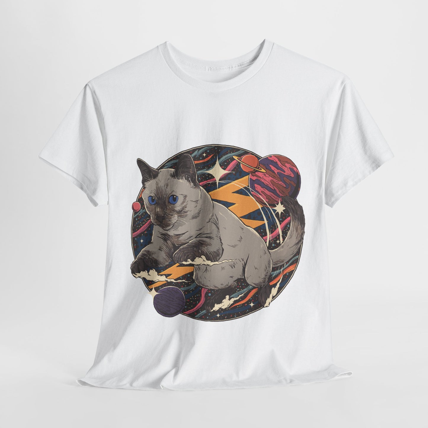 Galactic Cat T-shirt | Design on the Front
